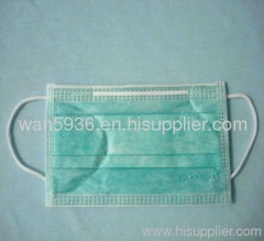 sell 1/2/3 pieces of non- woven disposable face masks with earloop or headloop