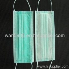 1/2/3 pieces of non- woven disposable face masks with earloop or headloop