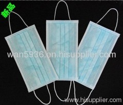 1/2/3 pieces of non- woven disposable face masks with earloop or headloop