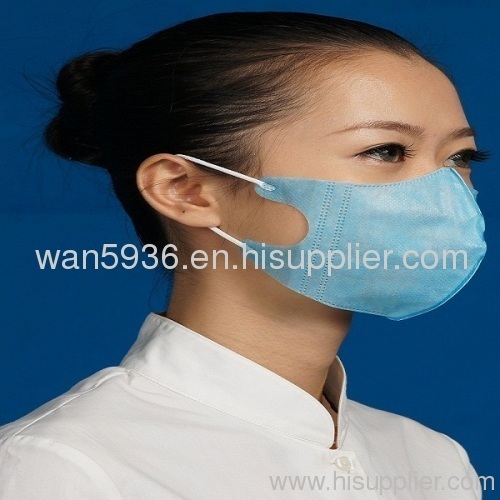 sell 1/2/3 pieces of non- woven disposable face masks with earloop or headloop