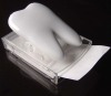 Tooth shaped plastic memo holder