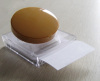 Round pill shaped plastic memo holder