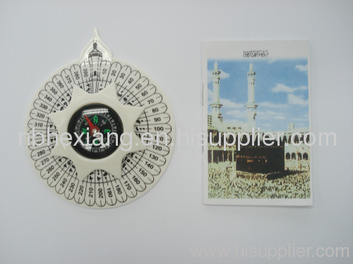 Plastic muslim compass