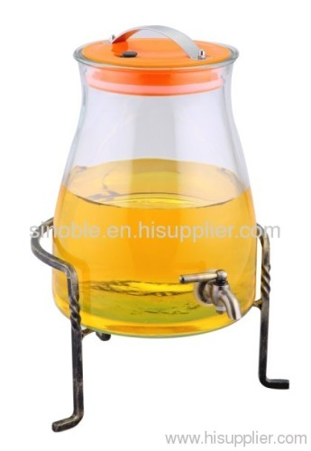 glassware; storage jar; kitchenware; bottle; juice jar