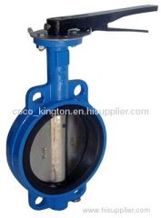 wafer type gear flanged Butterfly Valves
