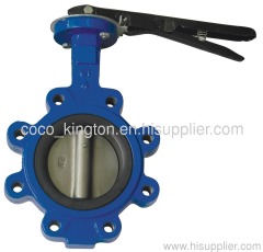 wafer type lever flanged Butterfly Valves