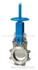 wafer knife gate valve