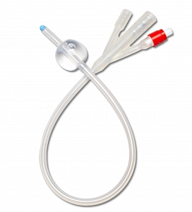 3 way All Silicone Foley Catheter