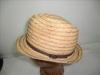 Beach Raffia Braid Hats With Leather Belt, Summer Women Straw Hats with Zigzag Stitching