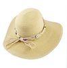 Stylish Ladies Paper Braid Hats In Floppy Shape, Raffia Straw Paper Fedora Hats With Beads