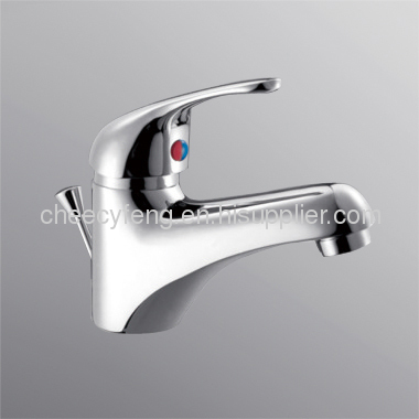 Single lever basin mixer