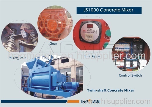Concrete batching plant JS1000