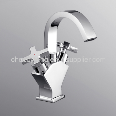 Double lever basin mixer