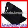 Classic Black FlipStand Hybrid Pouch Leather Cases For Samsung Galaxy S3 i9300