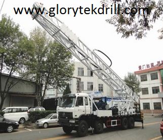 mobile water well drilling rig