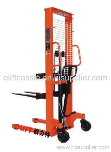 1000kg Hydraulic Hand manual forklift stacker
