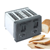 Bread Roaster with Stainess steel 4 slice toaster