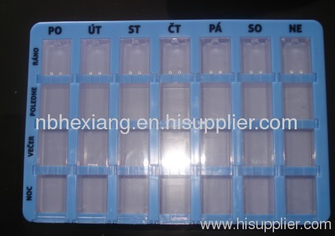 7 days plastic pill box