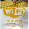 Custom transparent label printing,clear labels Wi Fi printing