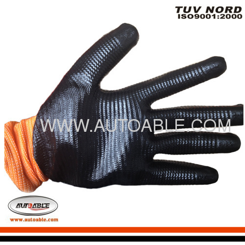 poliester coated working gloves