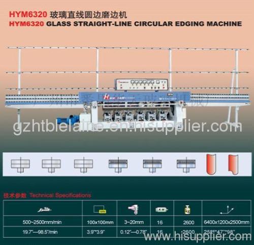 HYM6320 Glass Straight-Line Circular Edging Machine