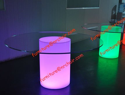 wholesale wedding led illuminated round commercial banquet table