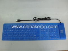 flexible silicone colors keyboard