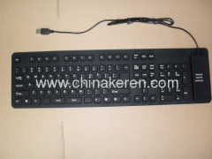 flexible silicone black Clavier