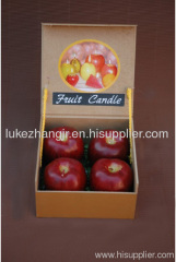 Handmade Red Apple Candle