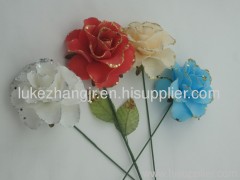 Artificial PE Rose Flower artificial PE flower rose flower