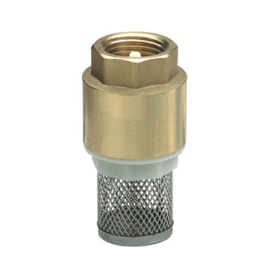 brass check valve with filter