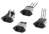 High Performance Compact RFI Power Line Filters with IEC connectors