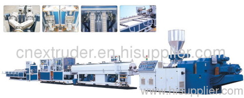 PVC Twin-pipe Production Line| PVC pipe extrusion line