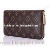 M60017 Monogram Canvas Louis Vuitton Zippy Wallets With Golden Brass Hardware