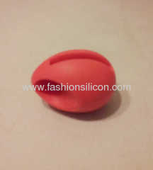 Eco-friendly egg shape silicone horn speaker for iphone