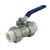 Brass ball valve with PPR