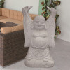 Standing stone buddha statue