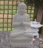 Outdoor Sitting stone buddha statue