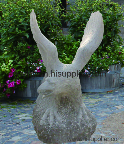 Eagle stone statue