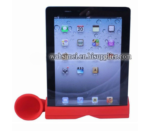 silicone stand ipad speaker