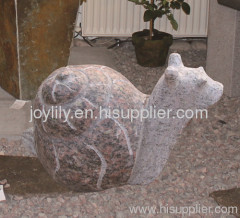 Snail stone statue for garden