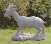 goat stone statue