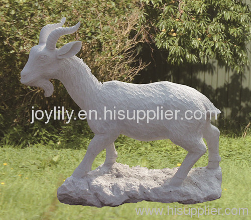 goat stone statue