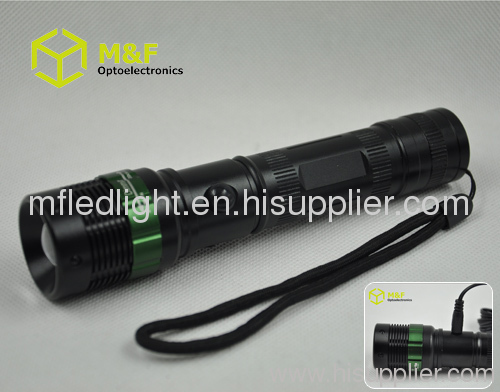 high power tactical flashlight rechargeable