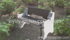 outdoor stone chair