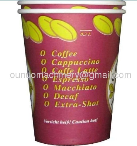 PE coated paper cup machine