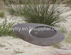 natural stone birdbath