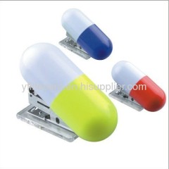 pill box shaped stapler