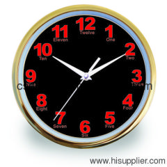 10 inches colorful clock