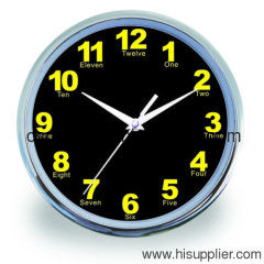 10 inches colorful clock